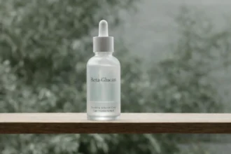 Beta-glucan soothing serum for skin barrier support in Korean skincare