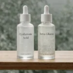 Comparison of beta-glucan and hyaluronic acid hydrating serums in Korean skincare