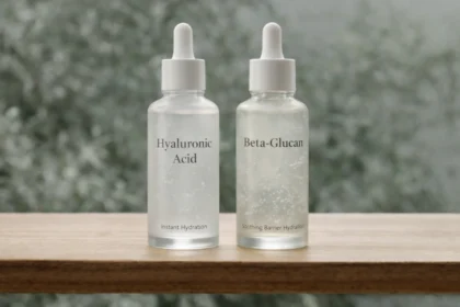 Comparison of beta-glucan and hyaluronic acid hydrating serums in Korean skincare
