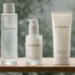 A complete Korean skincare routine featuring panthenol across toner, serum, moisturizer, and sunscreen formats. Panthenol supports skin barrier repair, moisture balance, and soothing hydration.