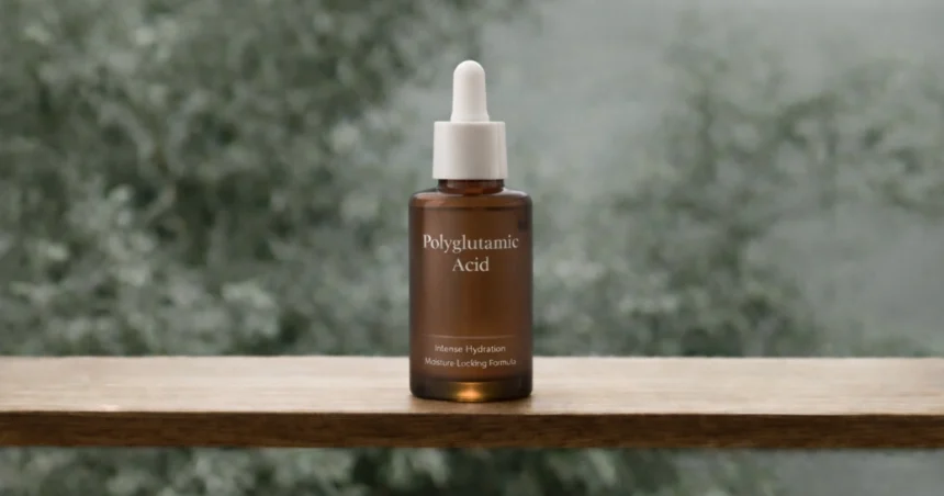Polyglutamic acid hydration serum for moisture locking in Korean skincare